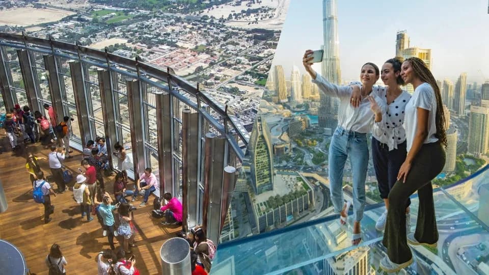 قمة برج خليفة – تذكرة سيلفر + منصة المشاهدة سكاي فيوز - Image 1